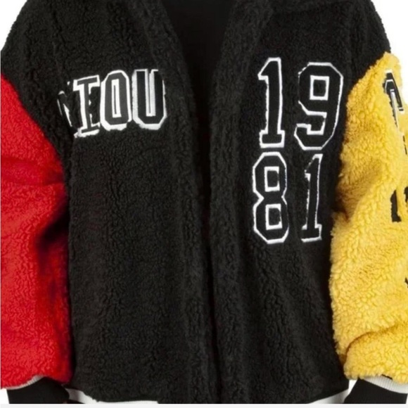 Black, Red, and Yellow Teddy Jacket - Picture 1 of 6